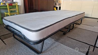Rete letto singolo richiudibile con materasso 