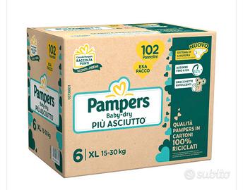 Pannolini pampers 6 sesta taglia