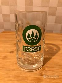 106 - Boccale da birra "FORST" in vetro