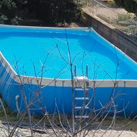 Piscina fuori terra mt 11 x 6, h 1.30 