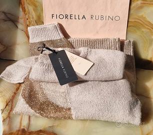 Lussuoso pullover  Fiorella Rubino fili metallici