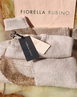 Lussuoso pullover  Fiorella Rubino fili metallici