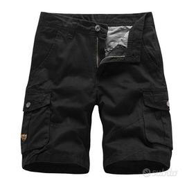 Pantaloncini Cargo Uomo a Vita Media