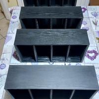 4 PORTA CD IN LEGNO NERO 60 CD ESPULSIONE AUTOM.