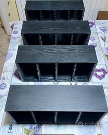 4 PORTA CD IN LEGNO NERO 60 CD ESPULSIONE AUTOM.