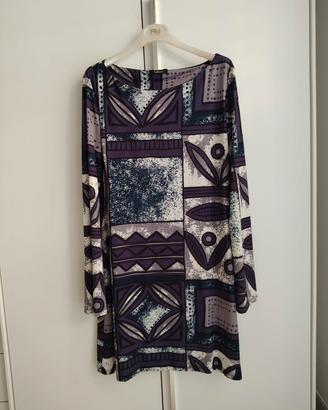 vestito Talco fantasia geometrica 
