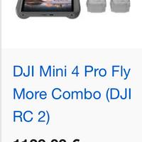 Drone DJI Mini 4 PRO Combo+Care Refresh SIGILLATO.