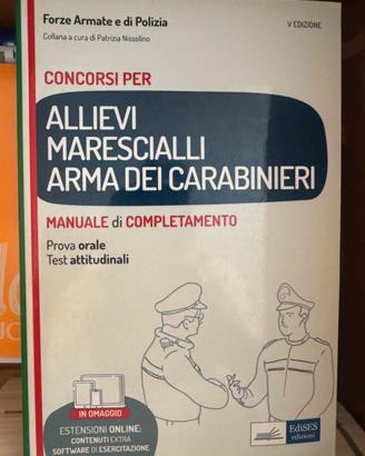 Libro per concorso allievo maresciallo carabinieri