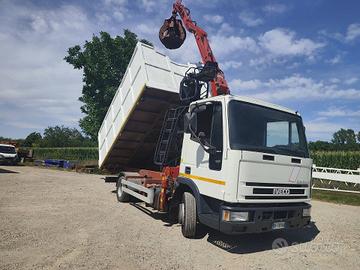 IVECO 80E17 GRU MEC C40.50+POLIPO E RIBALTABILE PE