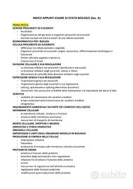 Esame di Stato Biologo Sezione A