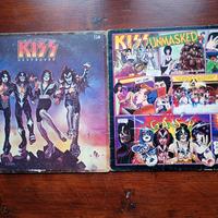Due LP 33 giri kiss kiss 
