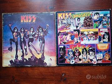 Due LP 33 giri kiss kiss 