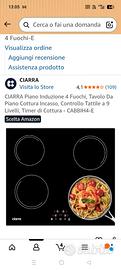 cucina ad induzione+base per piano