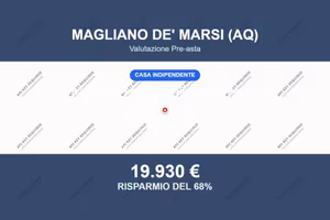 Immobile in asta di 420 m² a Magliano de' Marsi