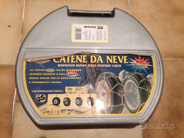 Catene auto da neve nuove misura 30