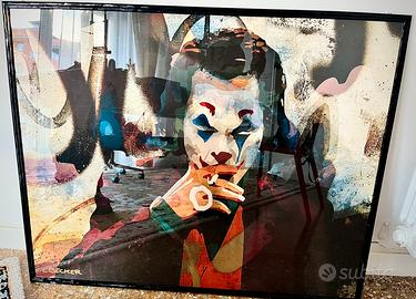 Quadro Joker con cornice artigianale