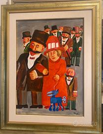 Dipinto quadro Franz Borghese copia d’autore