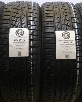 4 GOMME 225 50 18 YOKOHAMA A67762