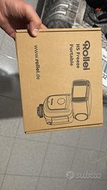 Flash rollei + trigger + diffusore sferico