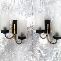 Coppia di appliques vintage anni 60