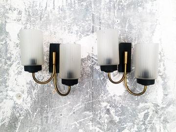 Coppia di appliques vintage anni 60