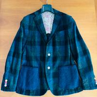 Blazer uomo Manuel Ritz tg 50 slim fit lana blu