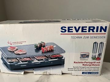 Severin Raclette party grill con pietra naturale