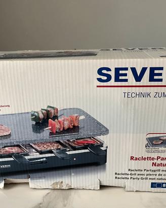 Severin Raclette party grill con pietra naturale