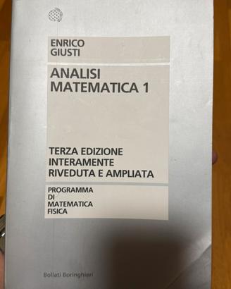 Analisi matematica 1 Enrico Giusti