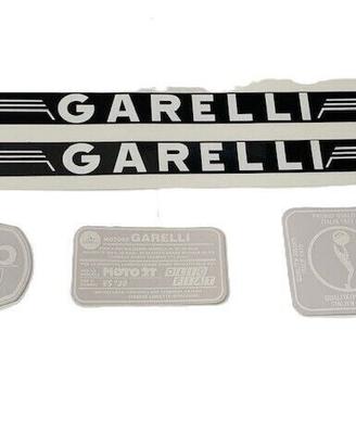 GARELLI GULP FLEX kit completo ADESIVI COLORE NERO