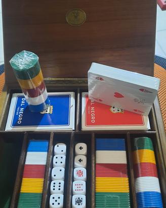 cofanetto carte da gioco poker Dal Negro