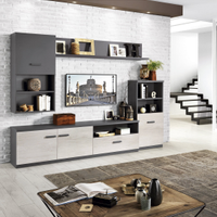 Soggiorno moderno effetto quercia come nuovo