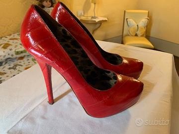 Scarpe rosso Dolce e Gabbana