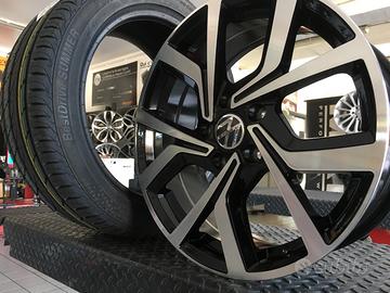 Cerchi in lega 18 per golf 5 6 7 con gomme nuovi