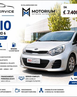KIA RIO 1.2 CVVT COOL EURO 6 • UNICOPROPRIETARIO •