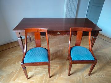 scrivania e sedie per uffici/casa