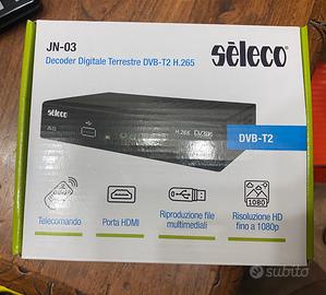 Decoder DGT Terrestre SELECO JN-03 DVB-T2 H.265 -