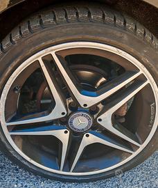 🔥 4 CERCHI ORIGINALI MERCEDES AMG 18” + GOMME 🔥