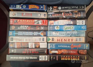 Lotto 18 vhs originali