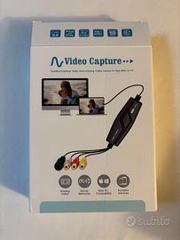 Scheda Acquisizione Video USB RCA S-Video Mac PC