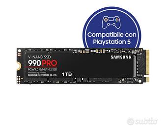 SAMSUNG Memorie MZ-V9P1T0B 990 PRO SSD Interno da