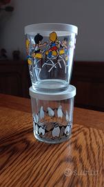 2 bicchieri Nutella con tappo