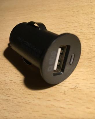 SBS Mini caricabatterie da auto USB 12-24V 1000mAh