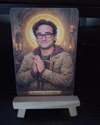 Santino artistico The Big Bang Theory Leonard
