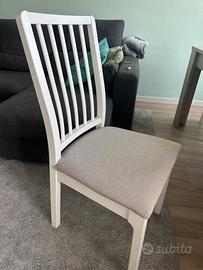 Sedie ikea grigio-bianco