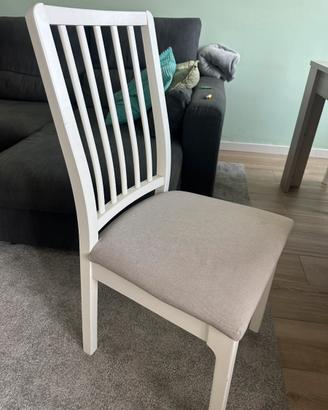 Sedie ikea grigio-bianco