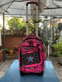 2 Zaini Trolley Scuola Seven / Yub 3 Ruote