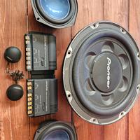 subwoofer pioneer, tweeter woofer crossower alpine