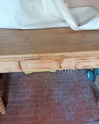 Tavolo stile toscano completamente restaurato