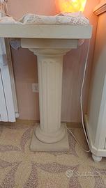 2 colonne di pietra leccese 